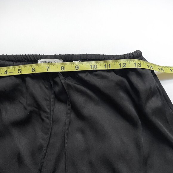 Buck Mason Duskdream Satin Pull On Pant Black Size Medium NEW NWT - Picture 5 of 7
